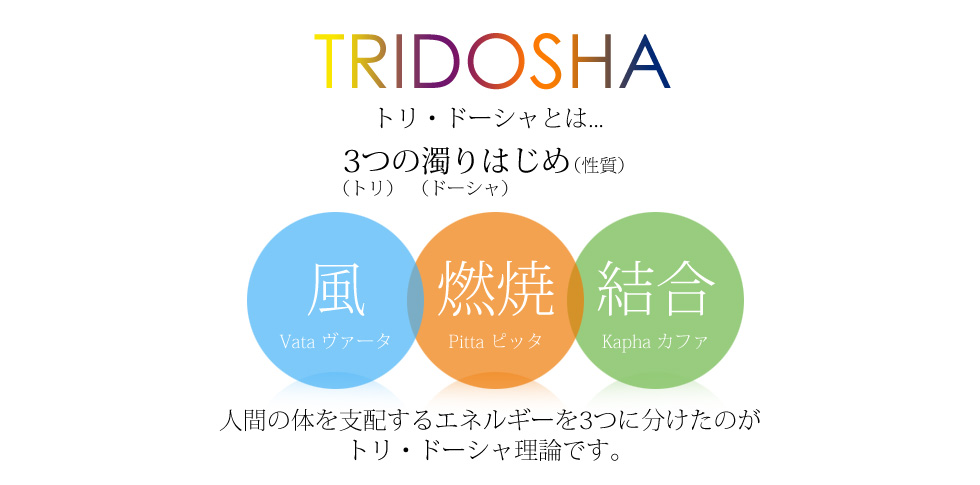 TRIDOSHA トリ・ドーシャとは